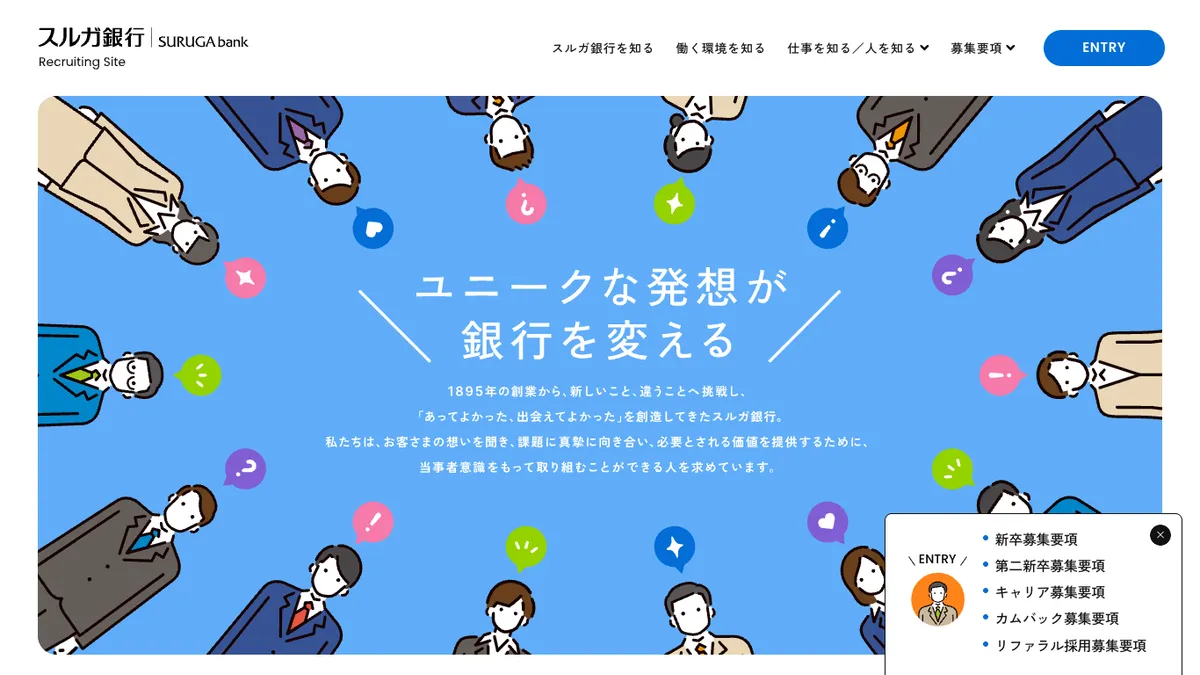 スルガ銀行 Recruiting Site