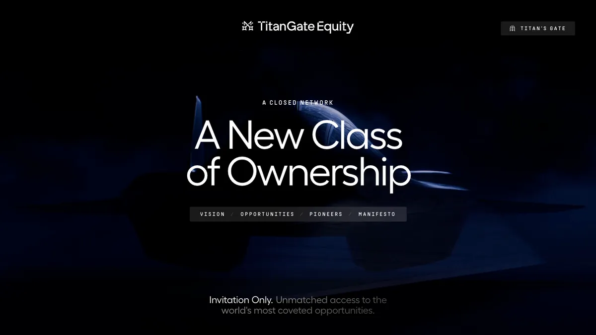 TitanGate Equity | A New Class of Ownership