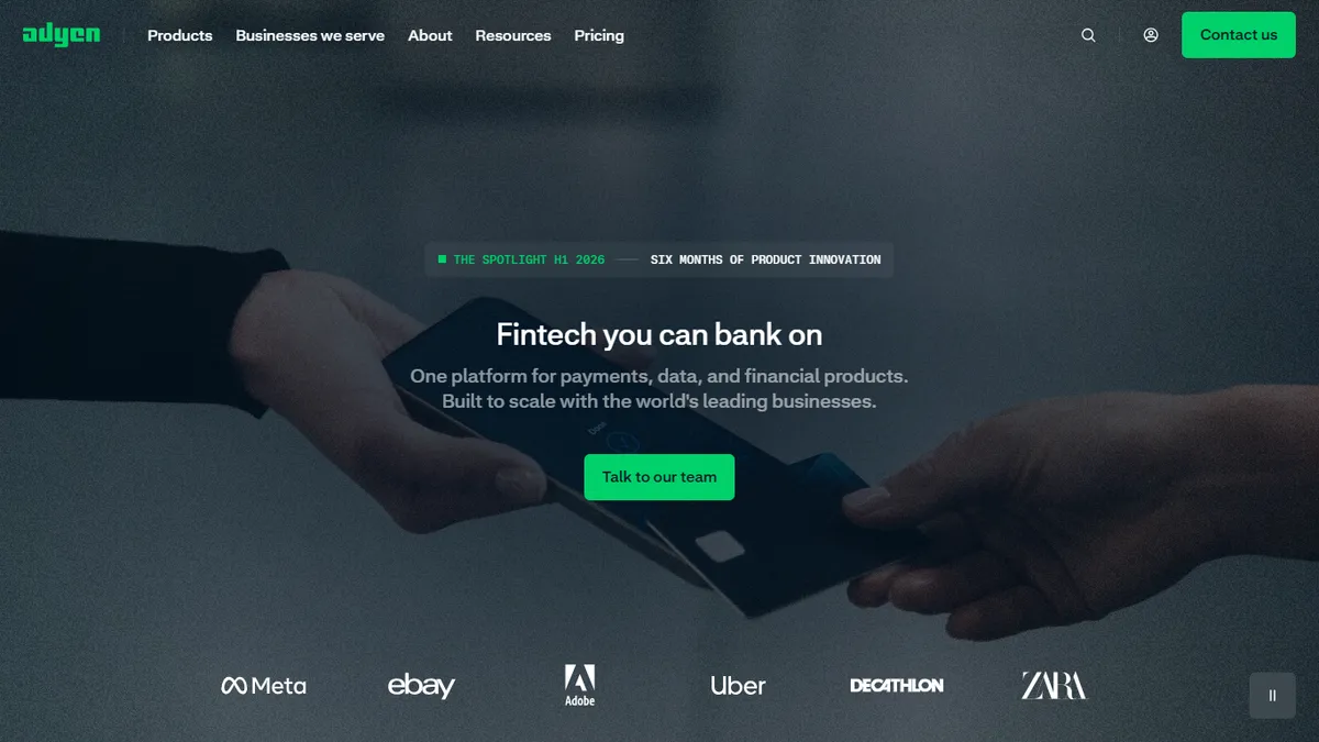 Adyen: Fintech platform for enterprises - Adyen